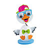 3" x 5" Silly Goose Bobblehead Plastic Egg Craft Kit &amp;#8211; Makes 12 Image 1