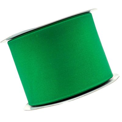 3" x 50 Yards Emerald Polyester Grosgrain Ribbon 3 Pack Image 3