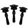 3" x 6 1/2" Mortarboard Graduation Plastic Hand Clappers - 12 Pc. Image 1