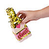 3&quot; x 7 3/4&quot; Mini Pink Cheers Champagne Bottle Papier-M&amp;#226;ch&amp;#233; Pi&amp;#241;atas - 3 Pc. Image 1