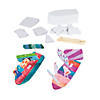3" x 7" DIY STEAM Boat Learning Activity Craft Kit - Makes 10 Image 1