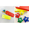 3" x 8" Yellow, Red & Blue Plastic Pencil Boxes with Snap Button Lids - 12 Pc. Image 1