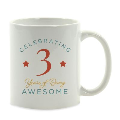 3 Years Awesome Ceramic Mug Image 2
