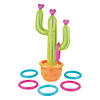 30 1/4&quot; x 5 Ft. Inflatable Valentine's Day Cactus Ring Toss Game Image 1