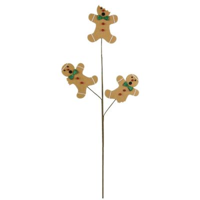 30" Bitten Gingerbread Men Pick Image 1