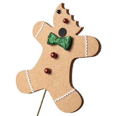 30" Bitten Gingerbread Men Pick Image 1