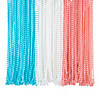 30" Bulk 144 Pc. Glow-in-the-Dark Patriotic Red, White & Blue Bead Necklaces Image 1