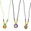 30" Bulk Halloween Beaded Pendant Necklace Craft Kit - Makes 50 Image 1