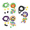 30" Bulk Halloween Beaded Pendant Necklace Craft Kit - Makes 50 Image 1