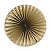 30" Giant Gold Hanging Paper Fans - 6 Pc. Image 1
