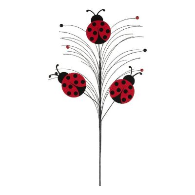 30" Glitter Ladybug Spray Image 1