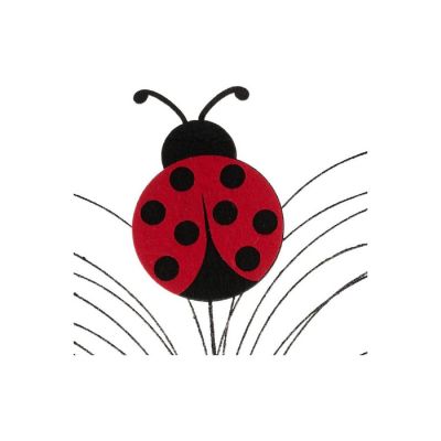 30" Glitter Ladybug Spray Image 1