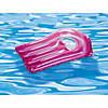 30-Inch Inflatable Transparent Pink With Metallic Silver Surf Rider Pool Float Image 3