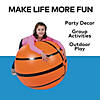 30" Inflatable Orange Extra Large Vinyl Basketball Image 2