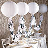 30" Jumbo White Hanging Party Lantern - 1 Pc. Image 2