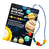 30" Solar System Beaded Necklace Educational Craft Kit - Makes 12 Image 1