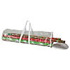 30" Transparent Christmas Gift Wrap Organizer Bag with Handles Image 1