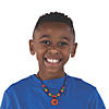 30" x 1" Sports Charm Plastic Bead Necklace Craft Kit - Makes 12 Image 2
