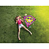 30" x 28" Cool Sun Funny Face Plastic Kites with Tail - 12 Pc. Image 1