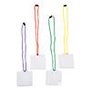 30" x 3 1/2" Bright Colors Badge Holders on Breakaway Cord - 12 Pc. Image 1
