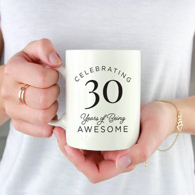 30 Years Awesome Ceramic Mug Image 1