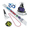 30th Birthday Celebration Party Kit - 6 Pc. Image 1