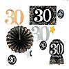 30th Birthday Sparkling Celebration Decorating Kit - 10 Pc. Image 1