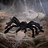 31 1/2" x 7 3/4" Light-Up Walking Fuzzy Spider Animated Prop Halloween Decoration Image 1