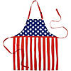 31.5" Adjustable Stars and Stripes Americana Cooking Apron - One Size Image 1