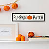 31.5" Metal Pumpkin Patch Fall Harvest Sign Image 1