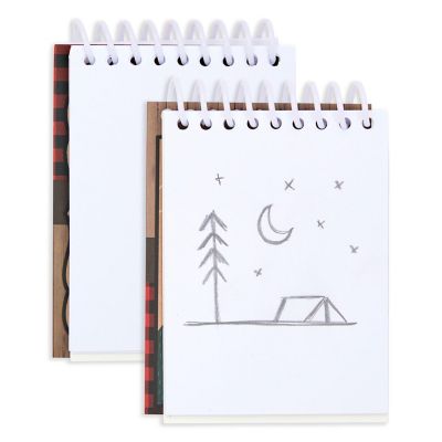 32 Pack Camping Notepads for Kids, 4 Designs Image 3