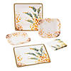 32 Pc. Sweet Fall Disposable Tableware Kit for 8 Guests Image 1