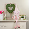 32" Sitting Easter Gnome with Bunny Ears and Dangling Legs Image 1