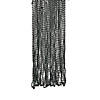33" Bulk 48 Pc. Classic Metallic Black Plastic Bead Necklaces Image 1