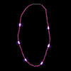 33" Light-Up LED Plastic Beaded Breakaway Necklaces &amp;#8211; 6 Pc. Image 1