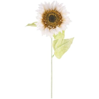 33" Sunflower Stem: Ivory Image 1