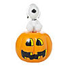 33" x 4 Ft. 2". Inflatable Peanuts&amp;#174; Snoopy &amp; Jack-O&amp;#8217;-Lantern Pumpkin Image 2