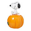 33" x 4 Ft. 2". Inflatable Peanuts&amp;#174; Snoopy &amp; Jack-O&amp;#8217;-Lantern Pumpkin Image 3