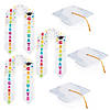 34 Pc. Bulk Kindergarten Graduation Hat & Stole Kit for 12 Image 1