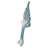 34" Sitting Spring Gnome Figure with a Polka Dot Hat and Legs Image 2