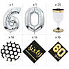 344 Pc. 60th Birthday Party Tableware Kit for 16 Guests Image 1