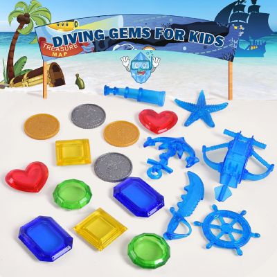 34PCS Assorted Underwater Pool Diving Toys Swimming Dive Toy Sets Image 3