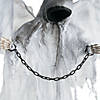 35 1/2&quot; Animated Hanging Faceless Specter with Wings Halloween Decoration Image 3