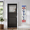35.75" God Bless America Patriotic Wooden Porch Sign Image 1