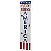 35.75" God Bless America Patriotic Wooden Porch Sign Image 2