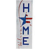 35.75" Welcome Home Americana Wooden Wall Sign Image 1