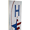 35.75" Welcome Home Americana Wooden Wall Sign Image 3