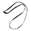 35" Black Nylon Collectable Lanyards with Breakaway Clasp Image 1
