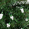 35-Count Green Mini Christmas Light Set  7ft White Wire Image 2