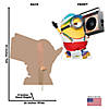 35" Minions&#8482; Rise of Gru Stuart Boom Box Life-Size Cardboard Cutout Stand-Up Image 1